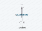 Burettes,Overflow cup,Automatic Zero,Double Oblique Bore with Glass stop Cock,3-way Accuracy as per Class 'A'  (LIGLB2-01) Glassware Labinstro