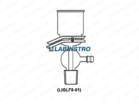 All Glass Filter/Membrane Filter Holder (for 90mm Disc Filter) (LIGLF8-01) Glassware Labinstro