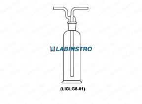 Gas Washing Bottles, with interchangeable Joints (LIGLG8-01) Glassware Labinstro
